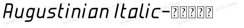 Augustinian Italic字体转换